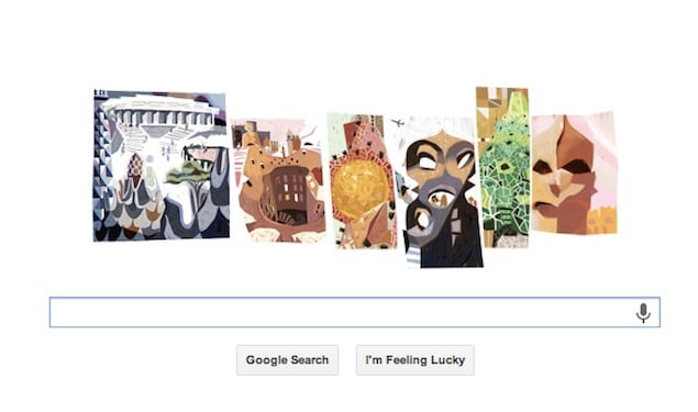 24 June 2013 - Antoni Gaudi <a href="http://gadgets.ndtv.com/others/news/antoni-gaudis-161st-birthday-celebrated-by-tuesdays-google-doodle-383652" target="_blank">Read more</a>