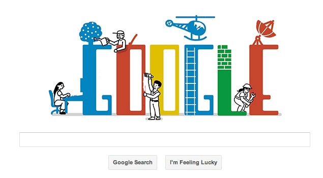 1 May 2013 - Labour Day <a href="http://gadgets.ndtv.com/others/news/labour-day-2013-marked-by-a-colourful-google-doodle-361218" target="_blank">Read more</a>