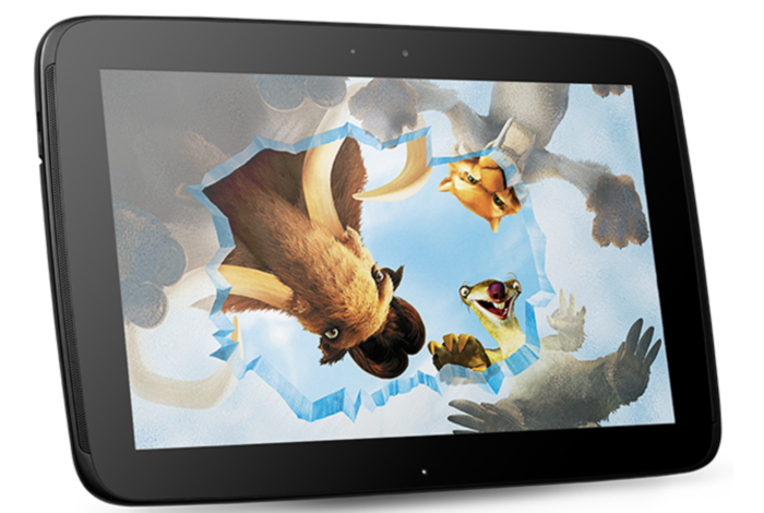 The Nexus 10 is the first 10-inch tablet from Google, made by Samsung.