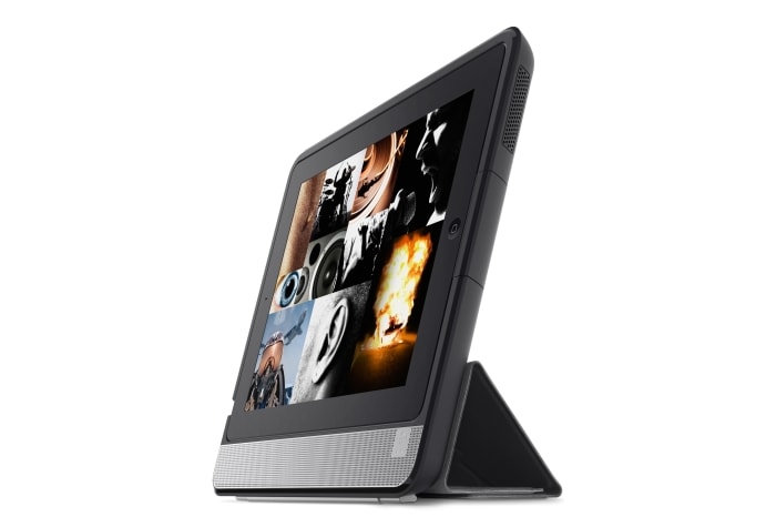 Designed to integrate seamlessly with the iPad, the Belkin Thunderstorm Handheld Home Theater connects directly through the iPad dock connector for a seamless, unified experience.