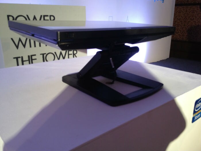 The HP Z1 has a wide 178 degree viewing angle.