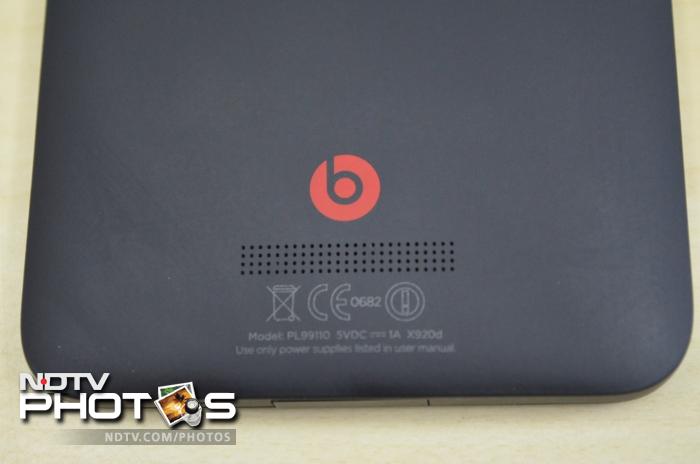 The Beats audio branding and the speaker outlet is located towards the bottom of the phone.