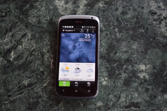 HTC One S runs on Android 4.0.3 with Sens 4.0 UI on top.