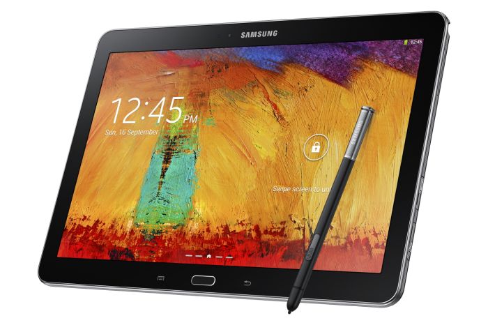 Samsung Galaxy Note 10.1 2014 Edition features a 10.1-inch WQXGA (2560X1600) Super clear LCD display.<br />
<a href="http://gadgets.ndtv.com/tablets/news/samsung-galaxy-note-101-2014-edition-unveiled-414680">Read more</a>