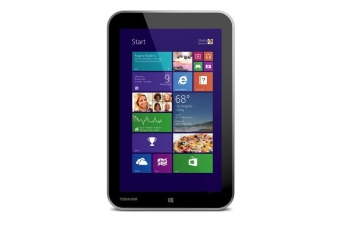 The Toshiba Encore comes with an 8-inch HFFS multi-touch display and is powered by an Intel Bay Trail Atom processor.<br /> 
<a href="http://gadgets.ndtv.com/tablets/news/toshiba-encore-8-inch-windows-tablet-unveiled-414779">Read more</a>