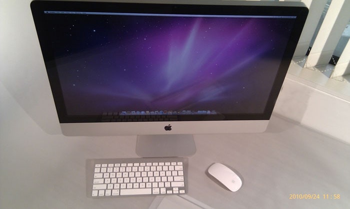 The iMac is powered by a 3.2GHz Intel Core i3 Processor with 4GB DDR 3 RAM (expandable up to 16GB) and a 1TB Hard Drive (expandable up to 2TB) (Photo: Sameer Mitha)