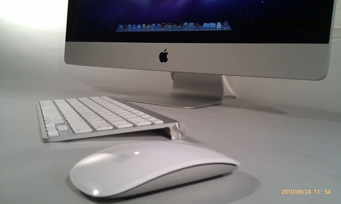 The Multi Touch Magic Mouse is designed to do all the things a mouse should do ? pointing, clicking, and scrolling (Photo: Sameer Mitha)