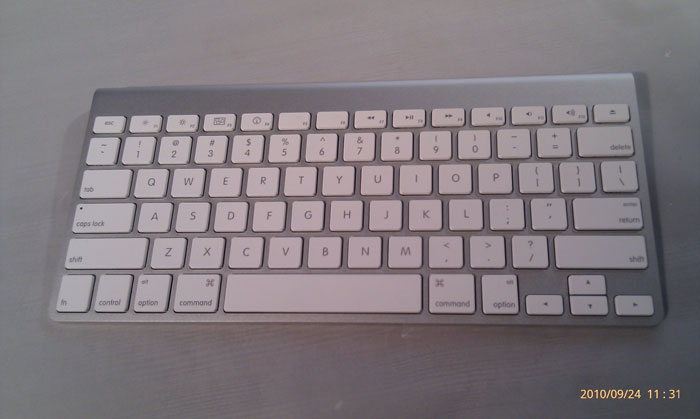 The keys on the keyboard are soft and fun to type on. (Photo: Sameer Mitha)