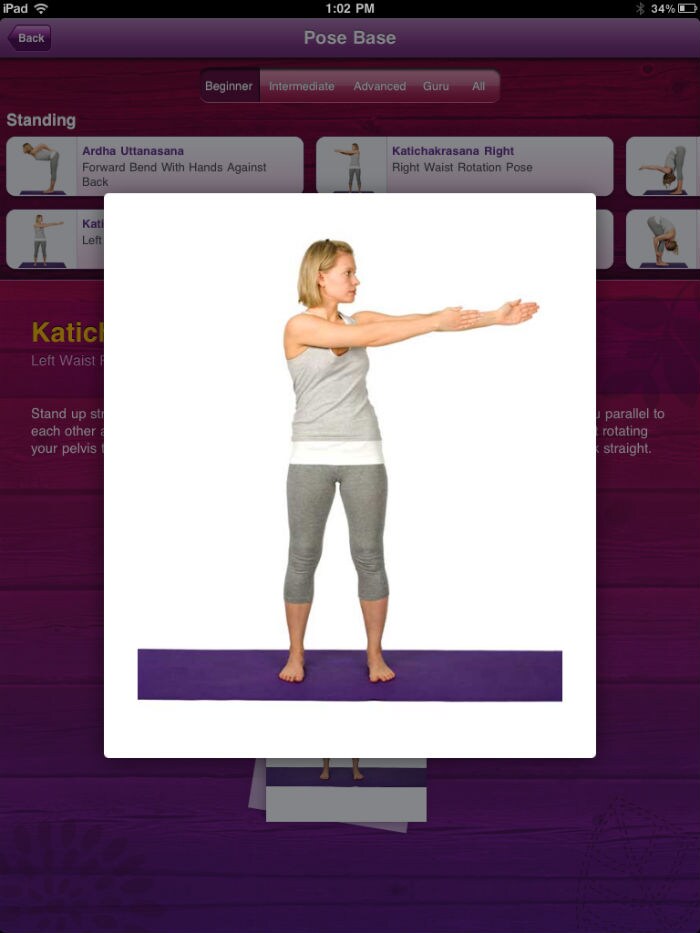 <b>YOGA HD free</b> ? Yoga HD free is a very impressive yoga app developed by Vaiden Mobile. It provides instructions for more than 200 asanas, with images as references. Asanas are categorized according to their difficulty, with four difficulty settings. The app contains a calendar through you can track your training sessions. The free version gives a text and images for all the asanas. If you want HD video, you will need to pay $2.99.<br><br>
Price: Free<br><br>
Available for: Apple iOS