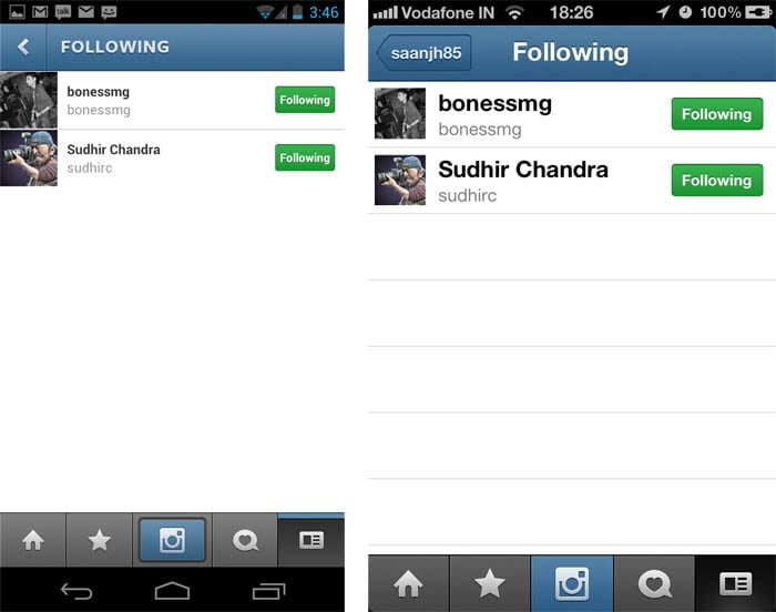 You can search for names and usernames of people you may know to follow them on Facebook and Twitter.