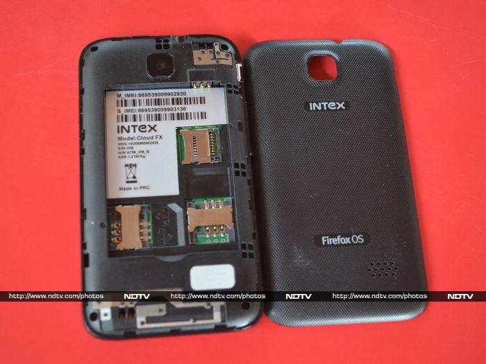 The two SIM card slots and the microSD card slot are located in the battery compartment.