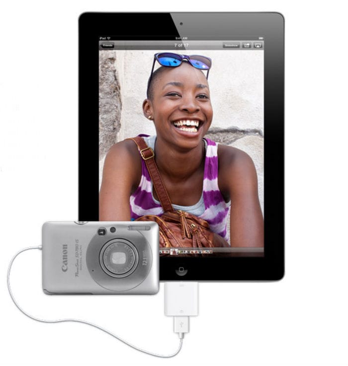 <b>Apple camera connection kit</b><br><br>
When the iPad was originally launched the omission of a dedicated USB port was seen as its ?Achilles heel'. The camera connection kit does not free you from Apple's nightmarish iTunes sync, but it does allow you to transfer images in a jiffy, either directly through USB or the memory card. Given that no other Android powered tablet has been unable to nail a seamless USB experience, the inclusion of the Apple camera kit for iPad users has to count for something.<br><br>
<b>Price:</b> $39.99