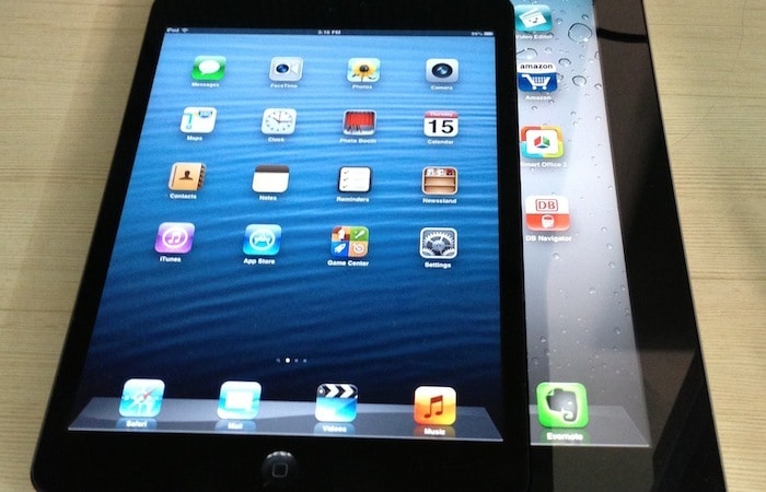 The iPad mini shares much of its internals with the iPad 2 including the A5 processor. (Image courtesy: Maninder Pal Singh)