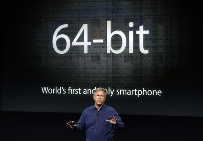 <a href="http://gadgets.ndtv.com/apple-iphone-5s-1028">iPhone 5s</a> is powered by Apple A7 chip, making it the "first and only 64-bit smartphone."