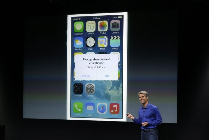 iOS 7 comes with other enhancements like an improved Siri, Apple's virtual assistant.