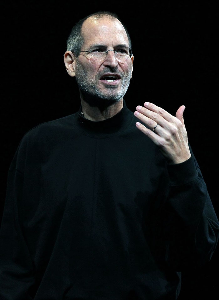 The keynote address by Jobs began sharp at 10 am local time at the The Moscone Center, in San Francisco where resounding applause greeted the Apple CEO as ge stepped on stage. (Photo: AFP)