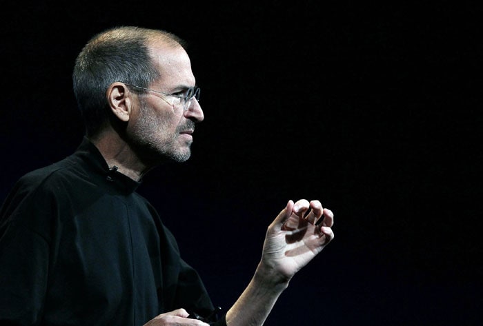 Jobs also announced a new piece of hardware for the iPhone 4: a three-axis gyroscope that would tie together the gyro, accelerometer, and GPS for 6-axis motion sensing. He said the new addition was 'perfect for gaming'. (Photo: AFP)