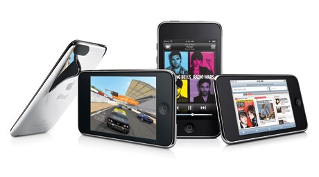 iPod touch is a game player with its built-in accelerometer, Multi-Touch user interface and the over 20,000 game and entertainment titles available on the App Store. With support for peer-to-peer connections, the new iPod touch gives users the ability to play multi-player games with people next to them or around the world. iPod touch customers can add new game titles from the App Store over Wi-Fi.