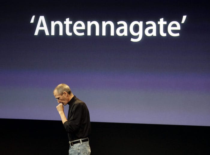Apology to users at the Antennagate Keynote: ?We're not perfect.?
