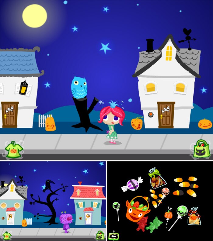 <b>Treat Street HD</b>: Don't wait for Halloween ? it's Trick or Treat time everyday with this app. Just choose a Halloween costume for your character, and then go get your candies. <b>Price</b>: $1.99 for the iPad