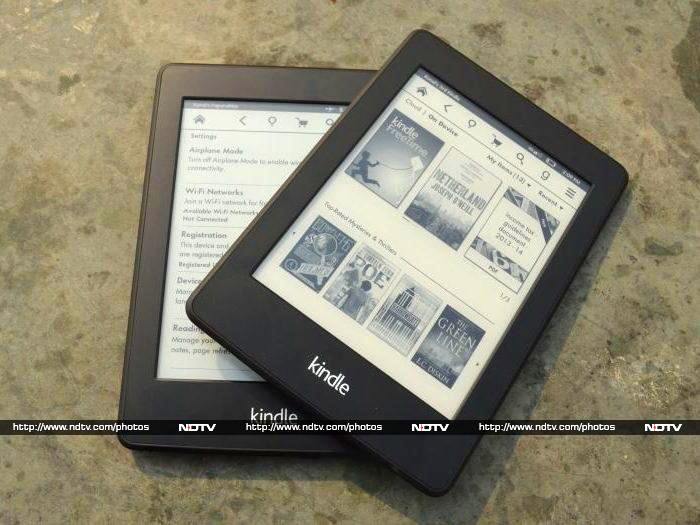 Two generations of the Kindle Paperwhite in pictures. The all new Kindle Paperwhite 3G (2013) (Top) and  Kindle Paperwhite 3G (2012) (Bottom).