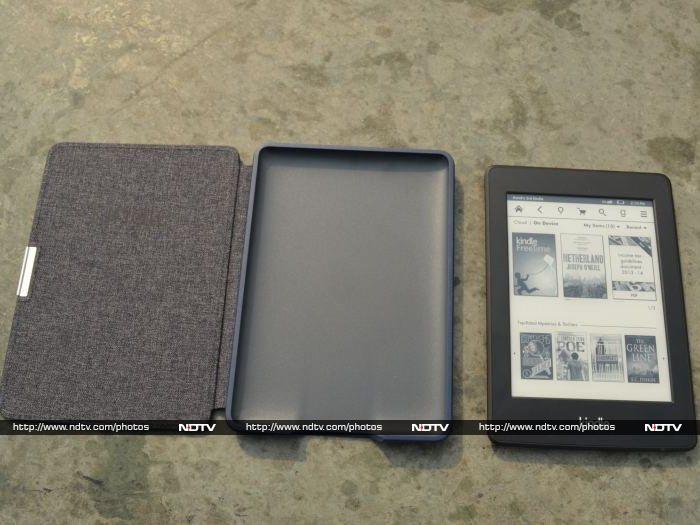 All new Kindle Paperwhite 3G (2013) weighs just 206 grams without the additional flipcase shown on the side.