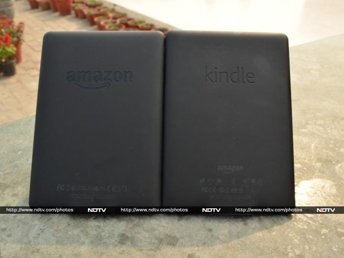 The back panel of the new Kindle Paperwhite 3G (2013) has got an Amazon branding while the Kindle Paperwhite 3G (2012) has a Kindle branding at the back.