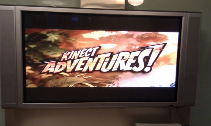 Kinect Adventures: Enjoy the experience of the best adventure sports from river rafting to relay with the motion gaming accessory from Microsoft. (Photo: Sameer Mitha)