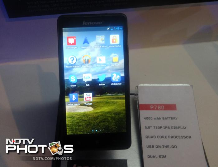 Lenovo launched the P780, a smartphone that comes with a giant 4,000mAh battery for Rs. 22,529.
