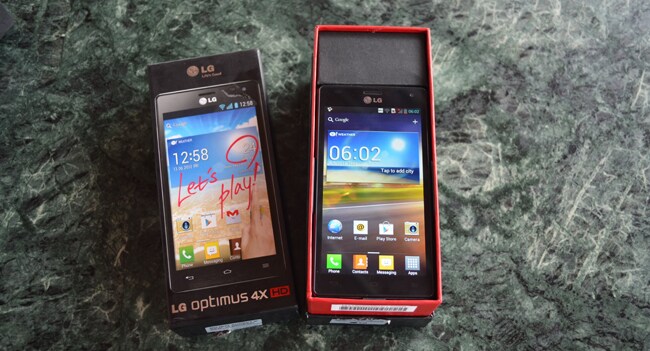 The smartphone features Android 4.0 with company's own user interface on top.