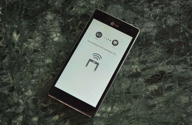 Company has opted for a very clean and sleek look in Optimus 4X HD and there are hardly any buttons or ports on the device apart from the volume rocker, power button, 3.5mm jack and micro-USB port.