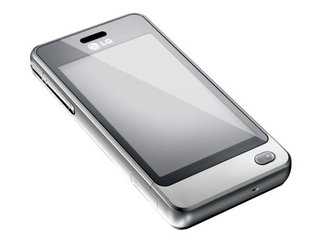 A single button on the face that functions as the menu, end and cancel keys, depending on the phone's mode.