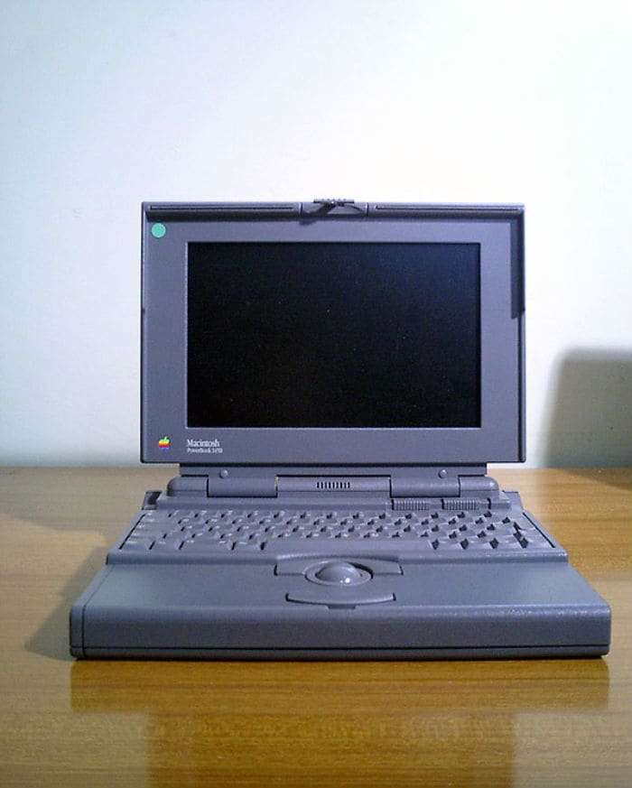 <b>PowerBook 140, 150, 160, 170 & 180.</b><br><br>
Between 1991 and 1994, Apple launched five variants of the PowerBook. The PowerBook 140 and 170 were designed entirely by Apple. The 140 was superior to the 100 in terms of design, specifications and boasted of a floppy disk drive. People actually preferred the 140 to the 100, as they didn't mind paying the extra cash for the floppy drive.