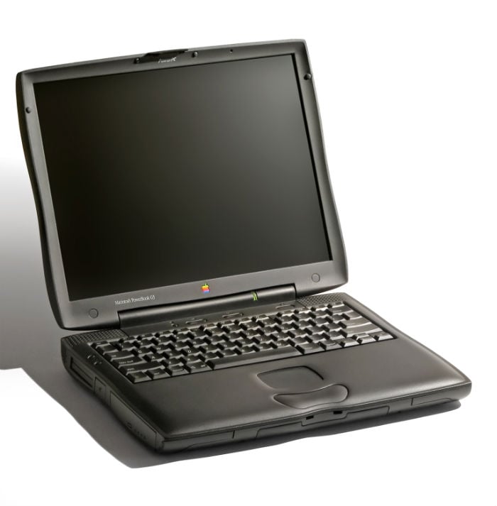 <b>PowerBook G3</b><br><br>
The PowerBook G3 was launched in 1997 and discontinued in 2001. The various iterations of the PowerBook G3 were code named "Kanga", "Mainstreet", "Wallstreet", "PDQ","101", "Lombard" and "Pismo". The final model Pismo boasted of some interesting specs such as 24-bit 1024�768, 14.1" TFT (Thin film transistor) display, PowerPC 750 "G3", 400/500 MHz processor, 6?18 GB HDD, 6� DVD-ROM, 64or 128 MB RAM and Mac OS X 10.4.11 "Tiger".