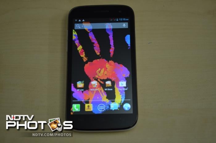 The Micromax Canvas HD runs Android 4.1 Jelly Bean.