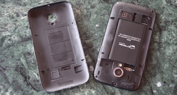 Under the hood, the Micromax Canvas A100 features a 1GHz dual-core processor hosting 512MB RAM.