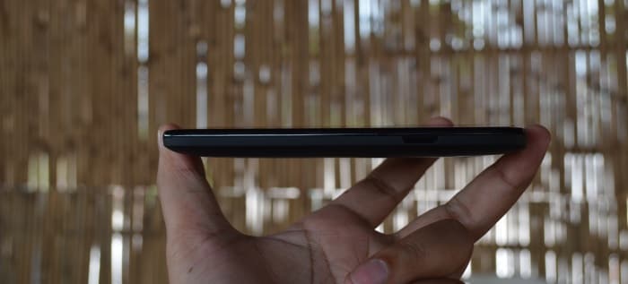 The power/wake button is situated on the right.