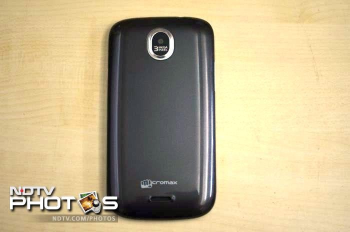 Micromax A89 Ninja has a plastic back cover.