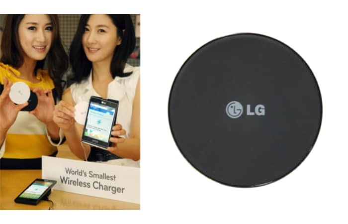 Measuring 6.98cm in diameter the LG WCP-300 wireless charger happens to be the "world's smallest" charger.