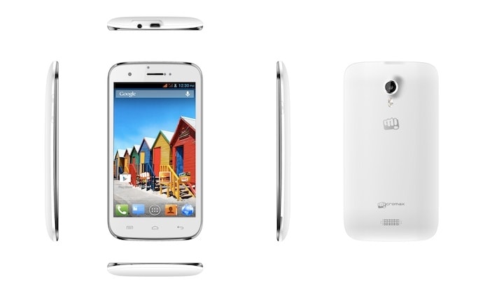 Micromax A115 Canvas comes with a 5.0-inch display with 480x800 resolution and is powered by a 1GHz dual-core processor alongside 1GB of RAM and 4GB of internal storage, runs on Android 4.1.2 (Jelly Bean) and has a 5-megapixel rear camera with auto focus.<br /> 
Launch Price: Rs. 9,999<br /> 
<a href="http://gadgets.ndtv.com/mobiles/news/micromax-a115-canvas-3d-with-50-inch-display-launched-for-rs-9999-360861">Read more</a>