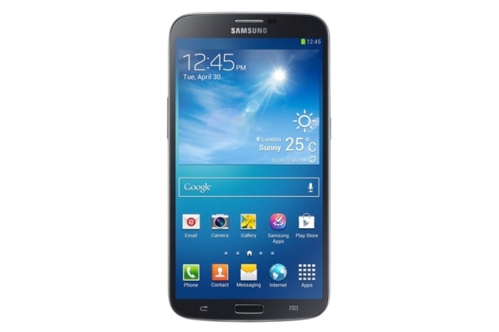 Samsung Galaxy Mega 6.3 sports a 6.3-inch HD display, has an 8-megapixel rear camera and a 2-megapixel front facing camera, is powered by a dual-core processor and runs Android 4.2 Jelly Bean.<br />
<a href="http://gadgets.ndtv.com/mobiles/news/samsung-unveils-galaxy-mega-63-and-galaxy-mega-58-large-screen-smartphones-352869">Read more</a>