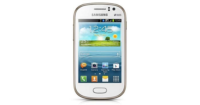 Samsung Galaxy Fame duos (pictured above) is a dual SIM phone which comes with 3.5-inch HVGA display, 1GHz processor with 512 MB of RAM and runs on Android 4.1 (Jelly Bean).<br />
Launch Price: Rs. 10,999<br /> 
Samsung Galaxy Win duos is also a dual-SIM smartphone, comes with a quad-core 1.2GHz Qualcomm Snapdragon 200 processor with 1GB of RAM, has a 4.7-inch WVGA TFT display, 5-megapixel rear camera and runs on Android 4.1 Jelly Bean.<br />
Launch price: Rs. 18,300.<br />
<a href="http://gadgets.ndtv.com/mobiles/news/samsung-galaxy-fame-duos-and-galaxy-win-duos-with-android-41-available-in-india-360536">Read more</a>