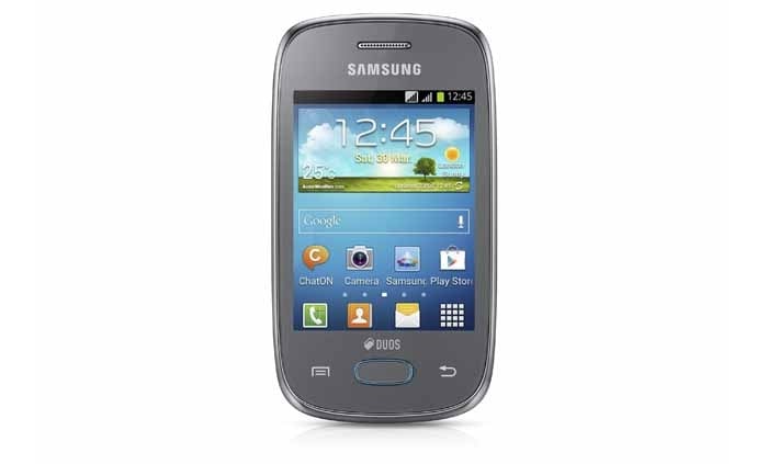 Samsung Galaxy Pocket Neo is a dual-SIM smartphone powered by 850 MHz processor with 512 MB of RAM, runs on Android 4.1 (Jelly Bean), sports 3-inch QVGA TFT LCD display and has a 2-megapixel rear camera.<br />
<a href="http://gadgets.ndtv.com/mobiles/news/samsung-announces-galaxy-star-and-galaxy-pocket-neo-dual-sim-smartphones-with-android-41-349667">Read more</a>