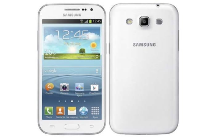 Samsung Galaxy Win packs in 4.7-inch screen with WVGA TFT display. It is powered by 1.2GHz quad-core processor. It runs on Android 4.1 (Jelly Bean), a 5-megapixel rear camera and a VGA front camera.<br />
<a href="http://gadgets.ndtv.com/mobiles/news/samsung-galaxy-win-launched-with-47-inch-display-android-41-351586">Read more</a>