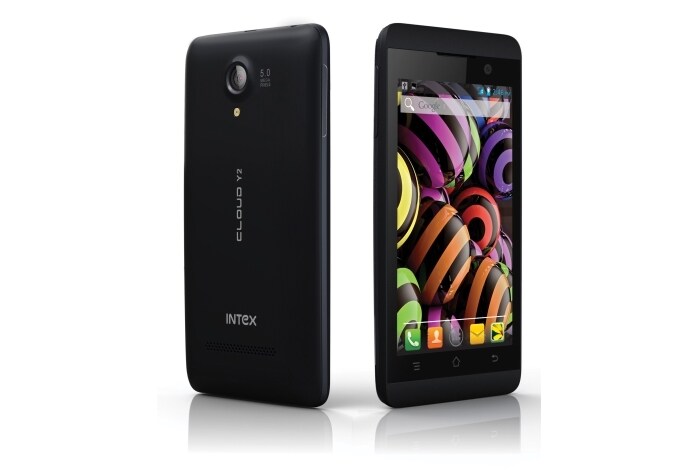 <a href="http://gadgets.ndtv.com/intex-cloud-y2-983">Intex Cloud Y2</a> boasts a 4-inch display with a resolution of 480x800 pixels.<br /> 
<a href="http://gadgets.ndtv.com/mobiles/news/intex-cloud-x4-and-cloud-y2-budget-android-smartphones-launched-407622">Read more</a>