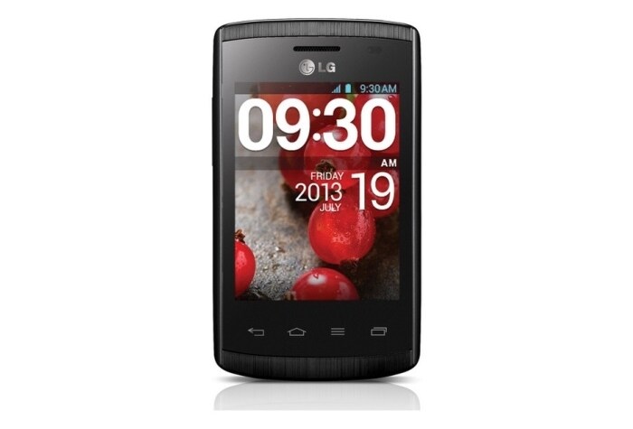 The <a href="http://gadgets.ndtv.com/lg-optimus-l1-ii-972">LG Optimus L1 II</a> features a 3-inch QVGA display with a resolution of 240x320 pixels.<br /> 	
<a href="http://gadgets.ndtv.com/mobiles/news/lg-optimus-l1-ii-with-30-inch-display-android-41-launched-403406">Read more</a>