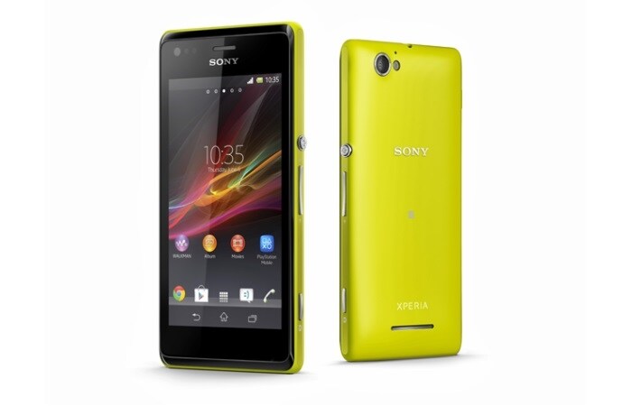 <a href="http://gadgets.ndtv.com/sony-xperia-m-782">Sony Xperia M</a> is powered by 1GHz dual-core Snapdragon S4 Plus MSM8227 processor with 1GB of RAM.<br /> 
<a href="http://gadgets.ndtv.com/mobiles/news/sony-xperia-m-with-android-41-now-available-online-for-rs-12990-405671">Read more</a>