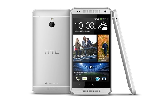 <a href="http://gadgets.ndtv.com/htc-one-mini-929">HTC One mini</a> sports a 4.3-inch S-LCD3 display with a resolution of 720x1280 pixels and pixel density of 341ppi.<br />
<a href="http://gadgets.ndtv.com/mobiles/news/htc-one-mini-with-43-inch-720p-display-dual-core-processor-launched-393903">Read more</a>