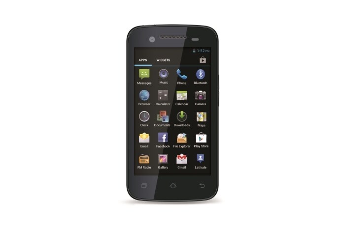 <a href="http://gadgets.ndtv.com/iball-andi-4di-939">iBall Andi 4Di</a> features a 4-inch IPS WVGA display that has a resolution of 480x800 pixels. The device is powered by a 1GHz Cortex A9 processor and has 1GB of RAM. <br /> 
Launch Price: Rs. 5,995 <br />
<a href="http://gadgets.ndtv.com/mobiles/news/iball-andi-4di-with-android-40-launched-for-rs-5995-395552">Read more</a>