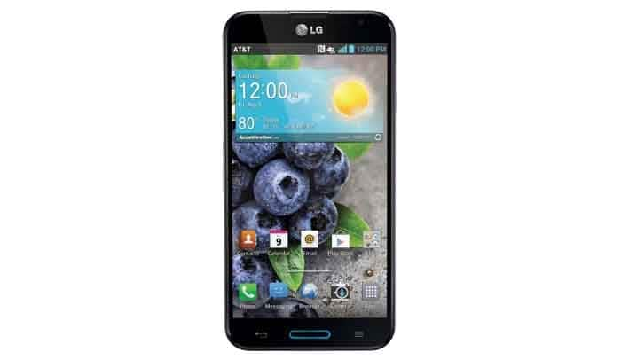 <a href="http://gadgets.ndtv.com/lg-optimus-g-pro-841">LG Optimus G</a> comes with a 5.5-inch full-HD, is powered by 1.7GHz quad-core Qualcomm Snapdragon 600 processor and has a 13-megapixel rear camera with LED Flash.<br /> 	
Launch Price: Rs. 42,500.<br /> 	
<a href="http://gadgets.ndtv.com/mobiles/news/lg-optimus-g-pro-with-55-inch-full-hd-display-launched-for-rs-42500-387902">Read more</a>